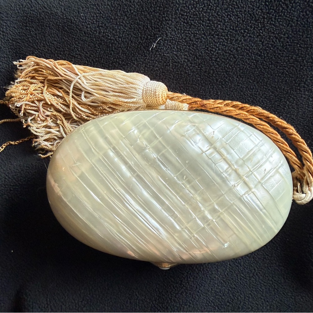 Nordstrom Italian mother of pearl clutch